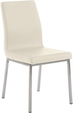 Esszimmerstuhl TUTOR Kunstleder Creme 40x50x88 cm Essst?hle Esszimmerst?hle