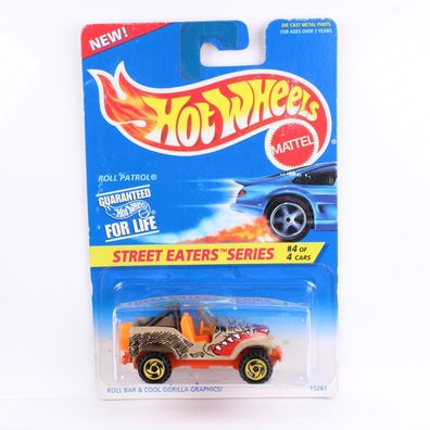 Hot Wheels 1996 - Blue Card Collector - Jeep CJ7 Roll Patrol - Street Eaters Serie