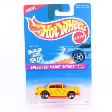 Hot Wheels 1996 - Blue Card Collector - ´55 Chevy - Splatter Paint Serie