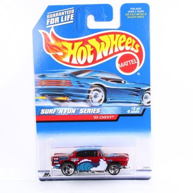 Hot Wheels 1999 - Blue Card Collector - ´55 Chevy - Surf ´n Fun Serie
