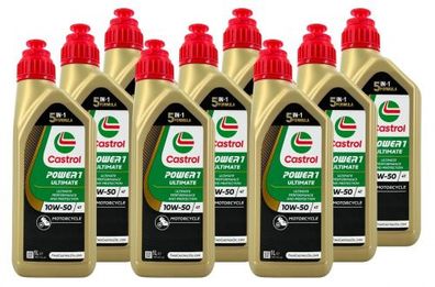 Castrol Power 1 Ultimate 4T 10W-50 9x1 Liter