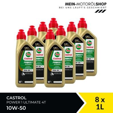 Castrol Power 1 Ultimate 4T 10W-50 8x1 Liter
