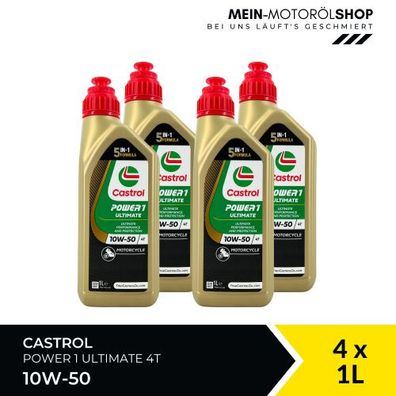 Castrol Power 1 Ultimate 4T 10W-50 4x1 Liter