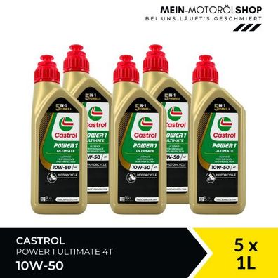 Castrol Power 1 Ultimate 4T 10W-50 5x1 Liter