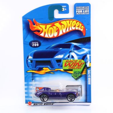 Hot Wheels 2002 - Blue Card Collector - Jaguar D-Type
