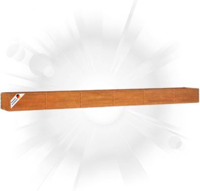 Hochbeet Cortenstahl ISAK unten offen Hochbeet Metall Pflanzenbeet Gartenbeet Metall