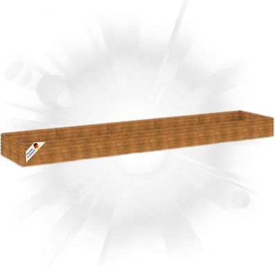 Hochbeet Cortenstahl AKSEL unten offen Hochbeet Metall Pflanzenbeet Metall Gartenbeet