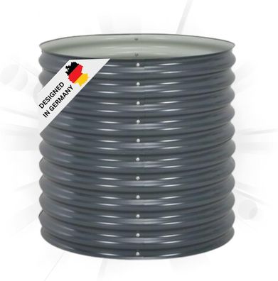 Rundes Hochbeet f?r Garten BLUMO Verzinkter Stahl Hochbeet Metall Gartenbeet rund