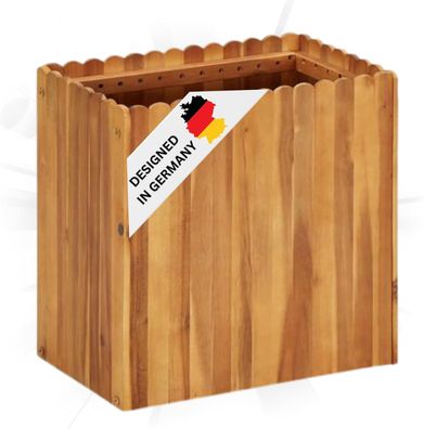 Hochbeet Holz JONA 50x30x50cm Akazienholz Hochbeet f?r Garten Hochbeet Holz