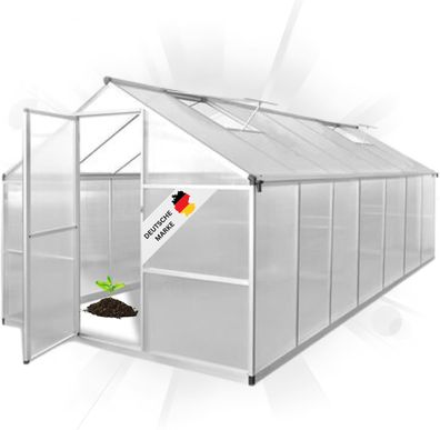 Anzucht Gew?chshaus Klassik 421x250x195cm Aluminium Gew?chshaus Treibhaus Tomatenhaus