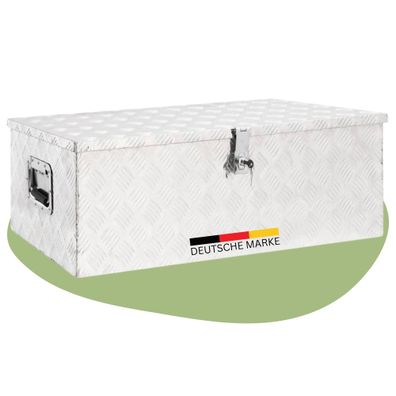Aluminiumbox Deckel Abschlie?bar Alubox Deichselbox Alu Anh?ngerbox Werkzeugkiste