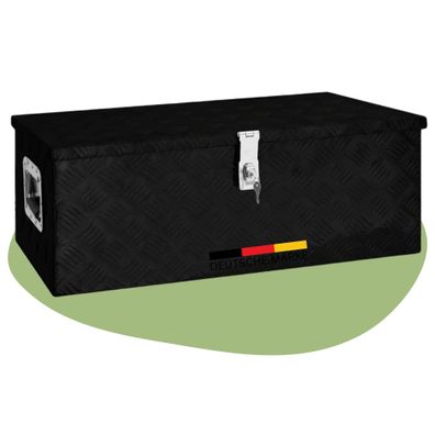 Aluminiumbox Deckel Abschlie?bar Alubox Deichselbox Alu Anh?ngerbox Werkzeugkiste
