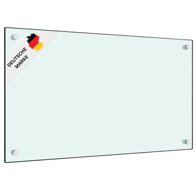 K?chenr?ckwand Glas 100x50cm Wei? Wandverklediung K?che Wandschutz Spritzschutz