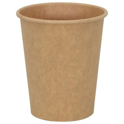 Pappbecher Braun 1000 St?ck 200ml Einwegbecher Getr?nkebecher Pappe Becher Einweg
