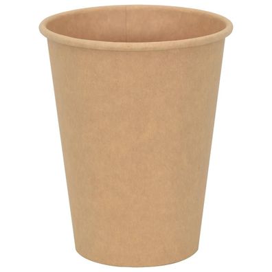 Pappbecher Braun 1000 St?ck 300ml Einwegbecher Getr?nkebecher Pappe Becher Einweg