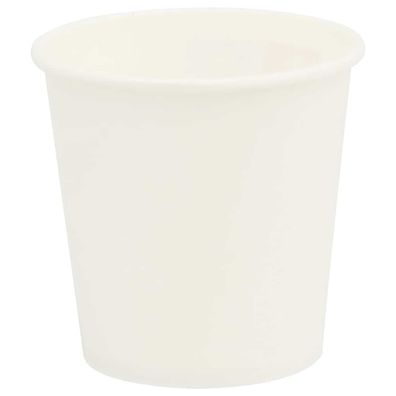 Pappbecher Wei? 1000 St?ck 100ml Einwegbecher Getr?nkebecher Pappe Becher Einweg