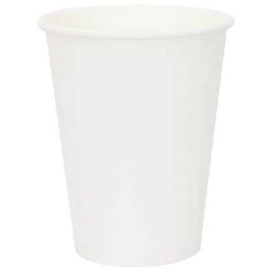 Pappbecher Wei? 1000 St?ck 300ml Einwegbecher Getr?nkebecher Pappe Becher Einweg