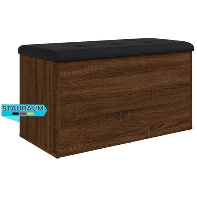 Sitzbank JONA Stauraum R?uchereiche 82x42x45 cm Aufbewahrungsbank Flurbank