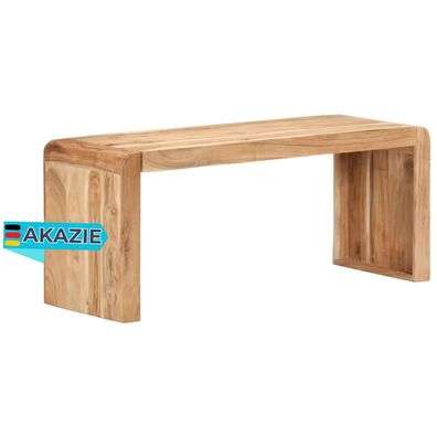 Sitzbank NIKI 110x38x46 cm Massivholz Akazie K?chenbank Esszimmerbank Flurbank ohne