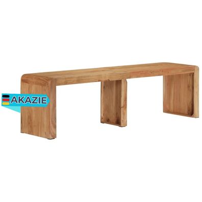 Sitzbank NIKI 160x38x45 cm Massivholz Akazie K?chenbank Esszimmerbank Flurbank ohne