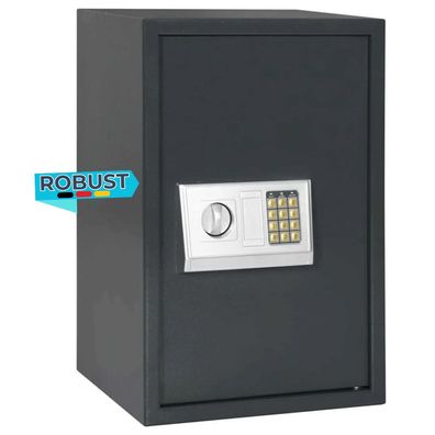 Tresor BITO digital Schloss Dunkelgrau 40x35x60cm Stahl Safe Tresor f?r Zuhause