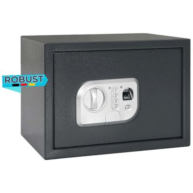 Tresor MITE digital Schloss Dunkelgrau 35x25x25cm Stahl Safe Tresor f?r Zuhause