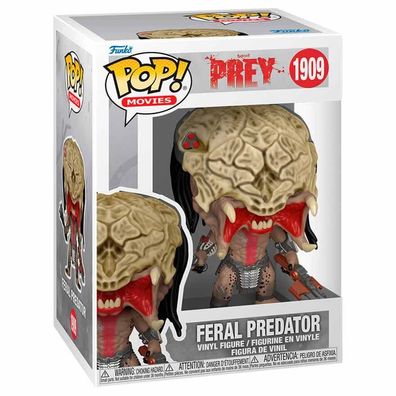 Funko 86613 - Pop! Movies - Prey Feral Predator #1909 Sammelfigur Horror