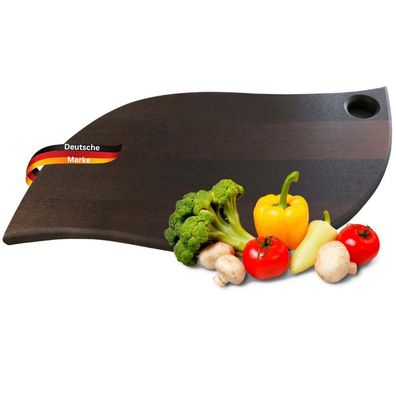 Schneidebrett Holz gro? OLLI [ GRIFF] 39x18 Birkenholz Brett Holzbrett K?chenbrett