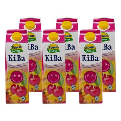 Sonnländer KiBa Kirsch-Bananen-Nektar (8 x 1,0L)