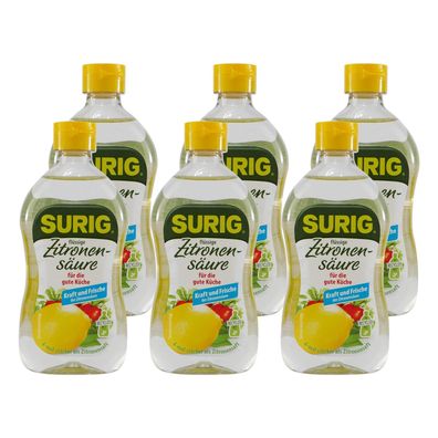 Surig Zitronen-Säure (12 x 390ml)