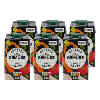 Scharfe Säfte Gemüse (12 x 0,5L)