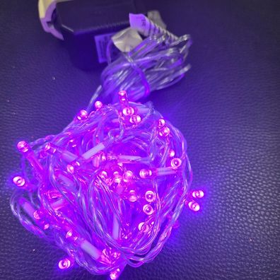 LED Lichterkette 80er 7,9m pink innen 462-24