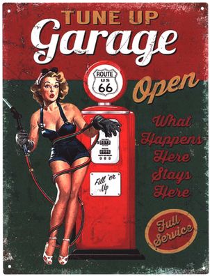 Moritz Deko Blechschild Tuning Garage Werkstatt 25x33 Vintage Design Metall Schild
