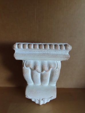 Figur Dekosäule mit Stellfläche für Wand griechische Art Keramik ca. 20 cm H