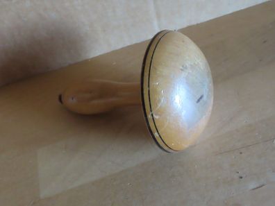 Stopfpilz mit Griff Holz braun ca. 12 cm H