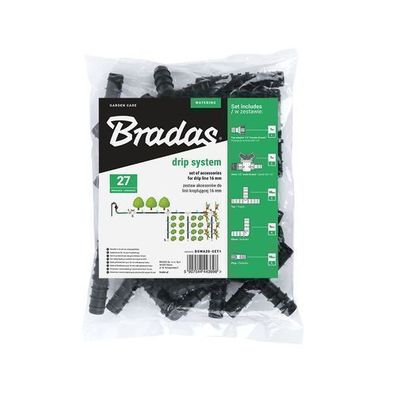 Bewässerungsarmatur-Set Tropfbewässerung Zubehör 16mm 27tlg Verbinder Winkel Ventile