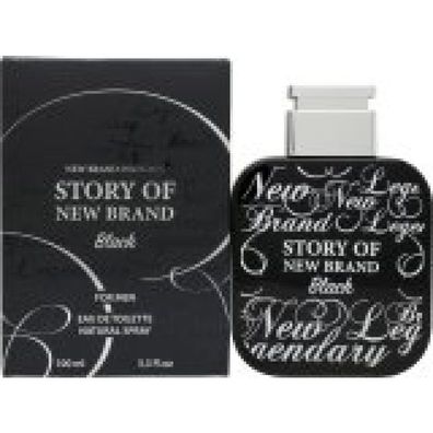 New Brand Story Of Black For Men Eau de Toilette 100ml Spray