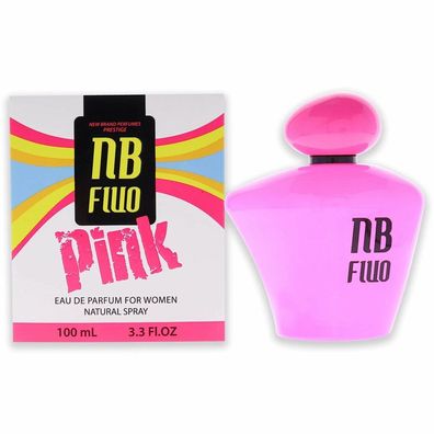 New Brand Eau De Parfum Fluo Pink Women Pink/White/Yellow 100ml