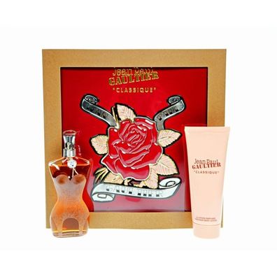 J.P. Gaultier Classique Giftset Edt Spray 50ml/ Body Lotion 75ml 125ml