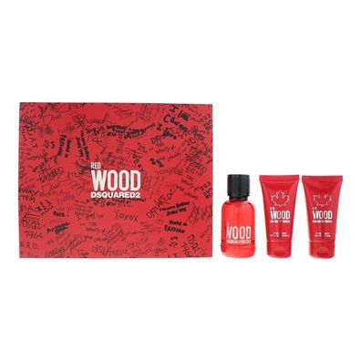 Dsquared2 Red Wood EDT 50ml + SG 50ml + BL 50ml (woman)