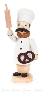 Mini-Räuchermann Bäcker Höhe = 120mm NEU Rauchmann Rauchfigur Räuchermännel