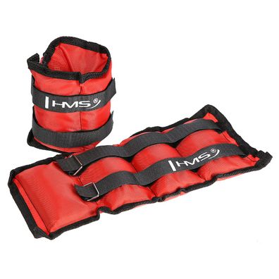 HMS OB02 OB03 Gewichtsmanschetten 2 × 1,5 kg Rot