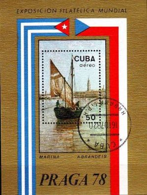 KUBA CUBA [1978] MiNr 2336 Block 55 ( O/used ) Gemälde