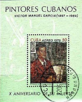KUBA CUBA [1979] MiNr 2410 Block 60 ( O/used ) Gemälde