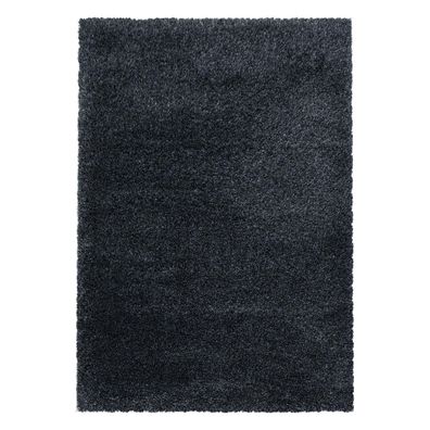 Hochflor Teppich FLUFFY Anthrazit