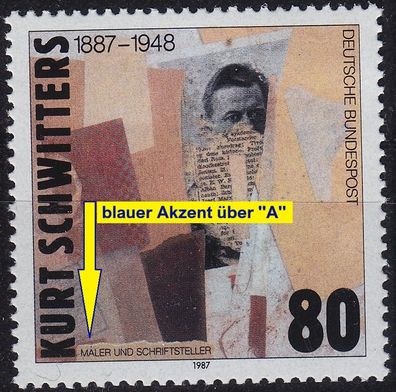 Germany BUND [1987] MiNr 1326 F17 I ( * */mnh ) Plattenfehler