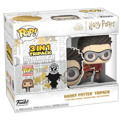 Harry Potter Funko Tripack POP + Mystery Mini+ Schlüsselanhänger