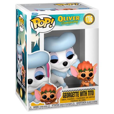 POP-Figur Disney Oliver & Company Georgette mit Tito