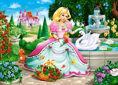 Prinzessin mit Schwan