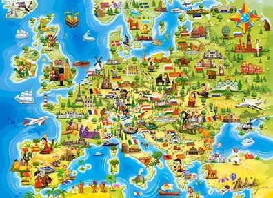 Landkarte von Europa
